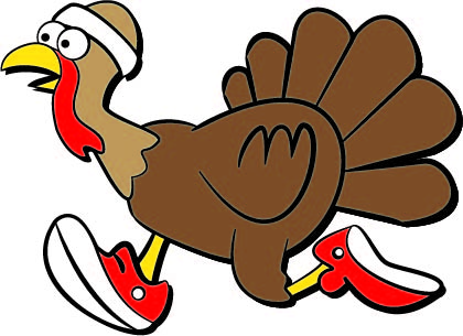 Running Turkey Trot - Free Clipart Images