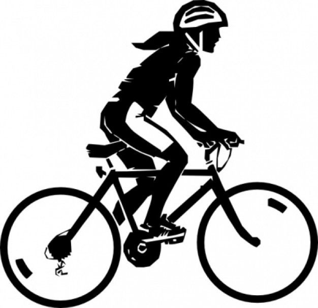 Road cycling clipart