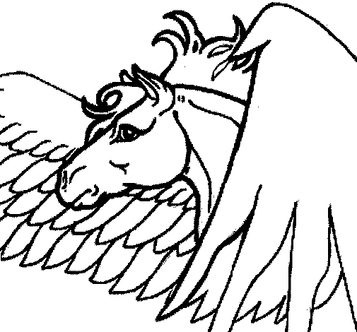 Winged Unicorn Coloring Pages - ClipArt Best
