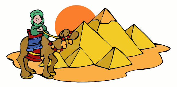 Egypt pyramids clipart