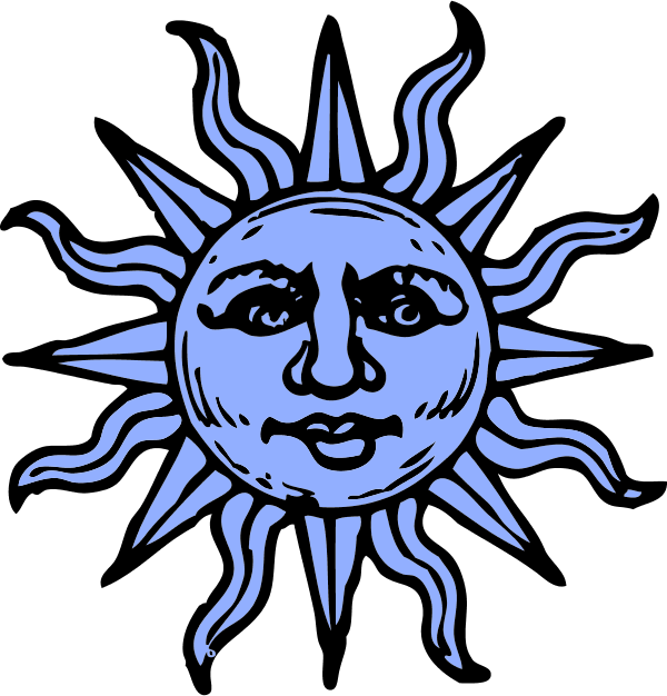 Sun Face Clip Art – Clipart Free Download