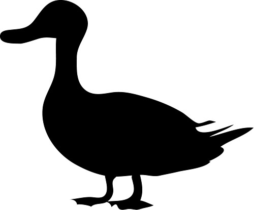 Duck Outline Clipart