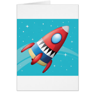 Spaceship Greeting Cards | Zazzle