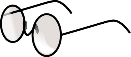 Eye glasses clip art