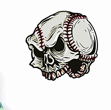 Amazon.com: Screaming Baseball Ball Wall Decals Stickers ...