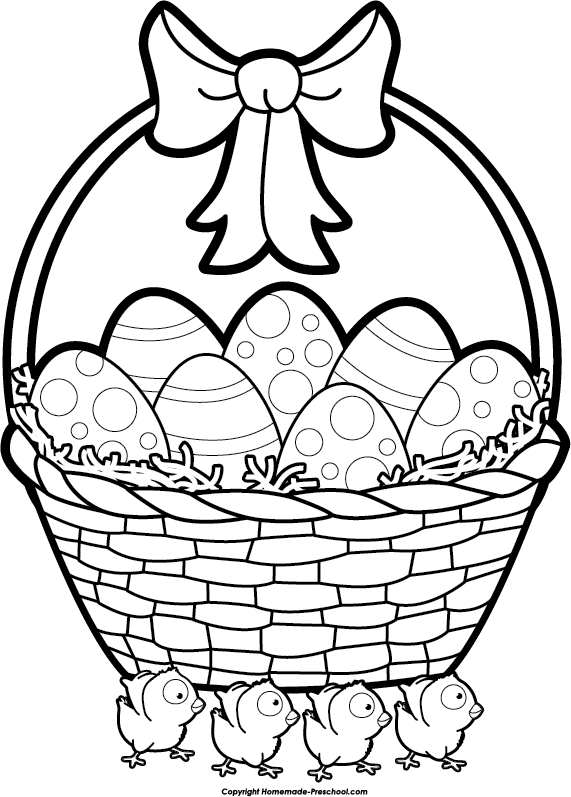 Easter Clip Art Black And White - Tumundografico