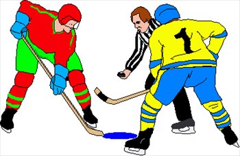 Ice hockey clip art player 1 - Clipartix