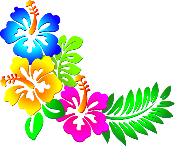 Flower corner clipart