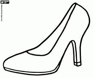 Shoes for women coloring pages printable games