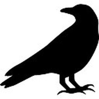 Crow Silhouette Vector Vector | Free Download