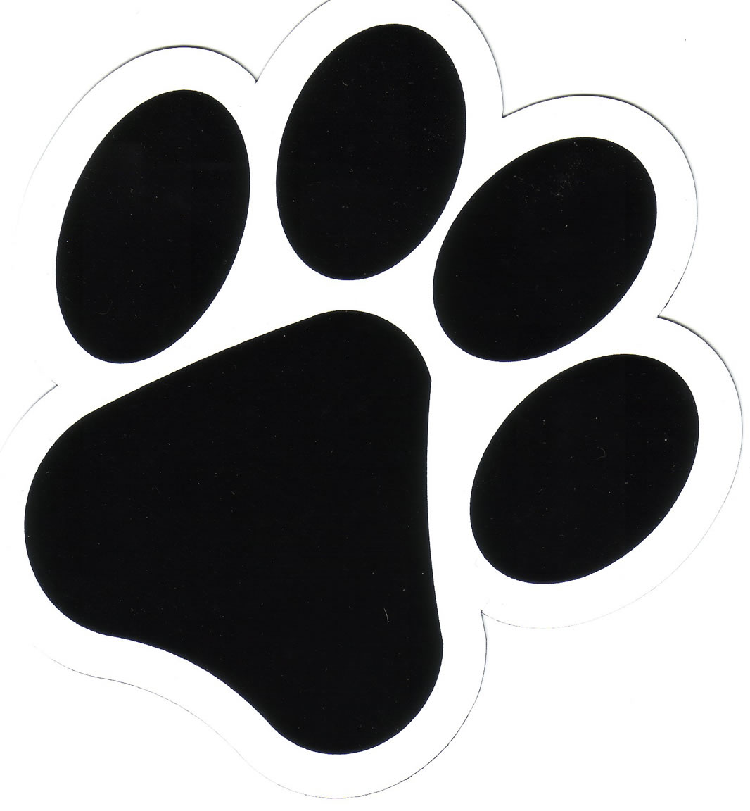 Clipart puppy paw prints