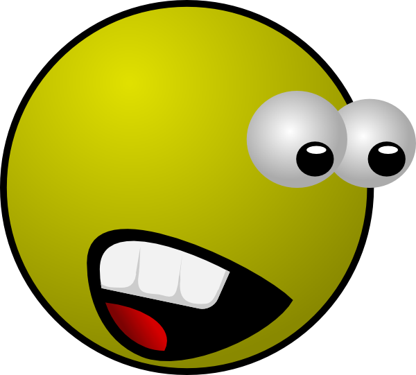 Scary Smiley Face Clipart