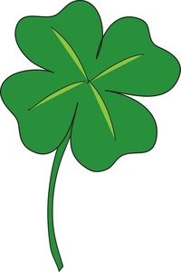 Four leaf clover clipart