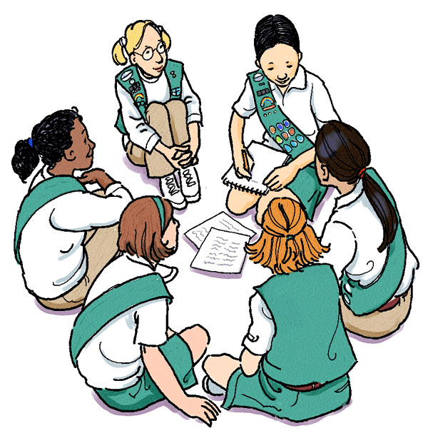 Junior Girl Scout Clipart