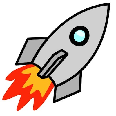 Clipart rocket launch