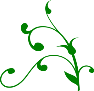 Green Twisted Vine Clip Art - vector clip art online ...