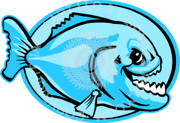 Piranha Fish in Color - Free Clipart Images