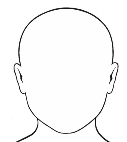 Best Photos of Head Coloring Page - Girl Blank Face Coloring Page ...