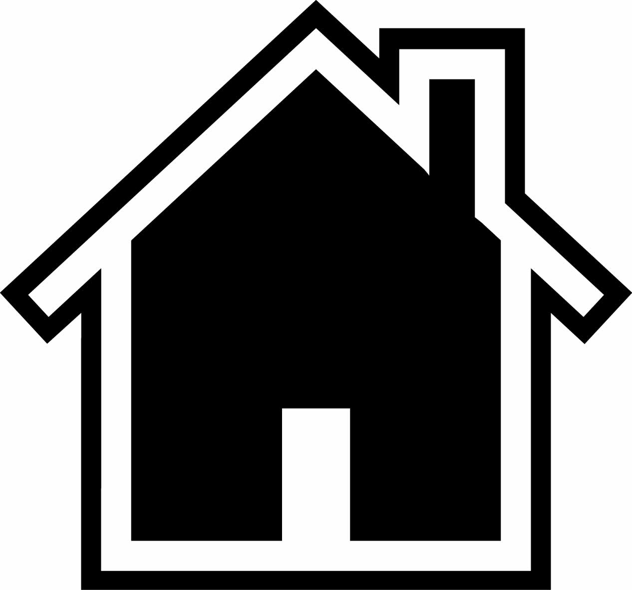 Simple house clipart building