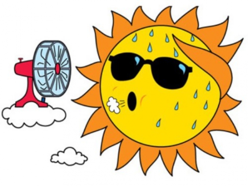 Hot summer clipart