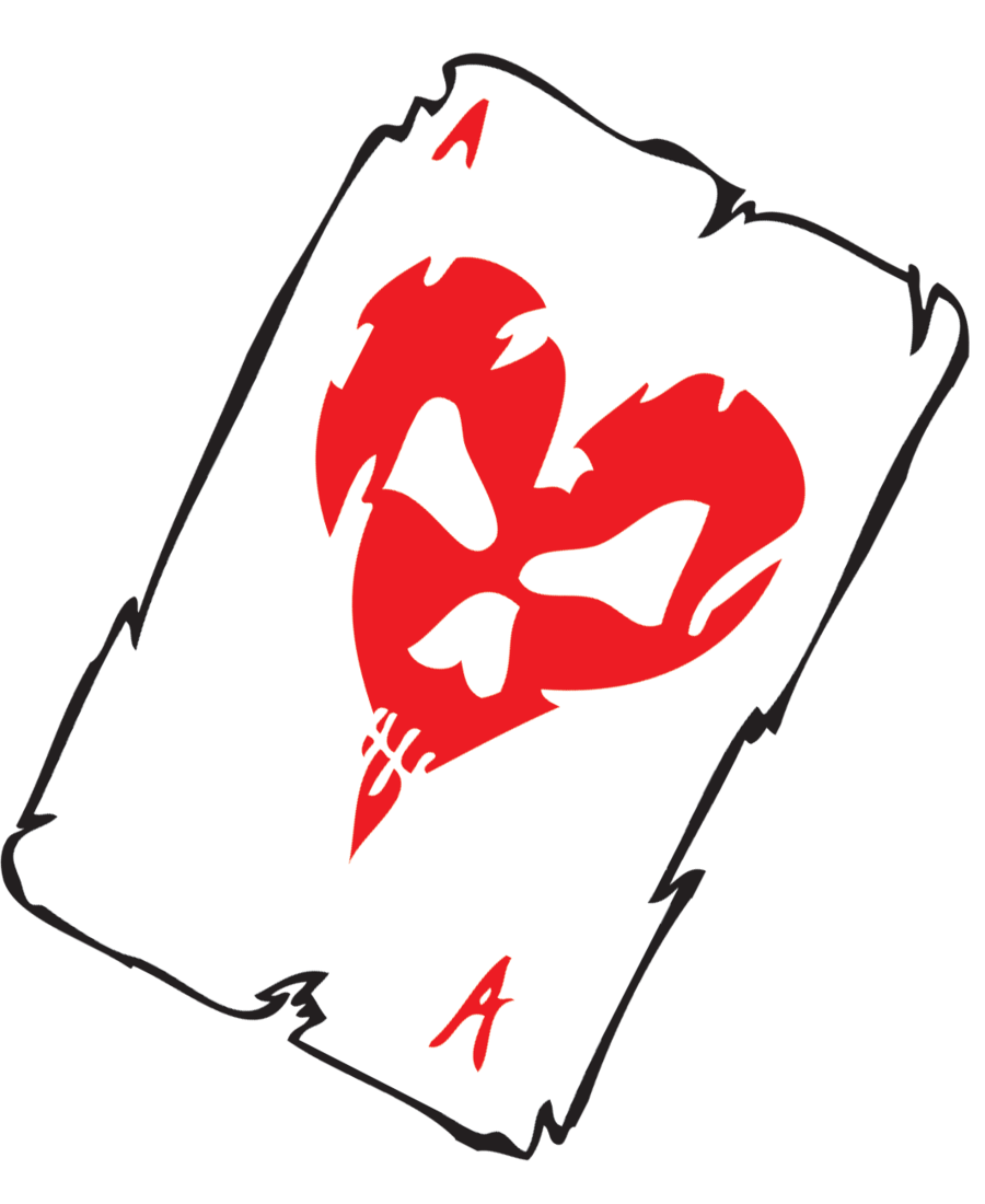 ace and hearts
