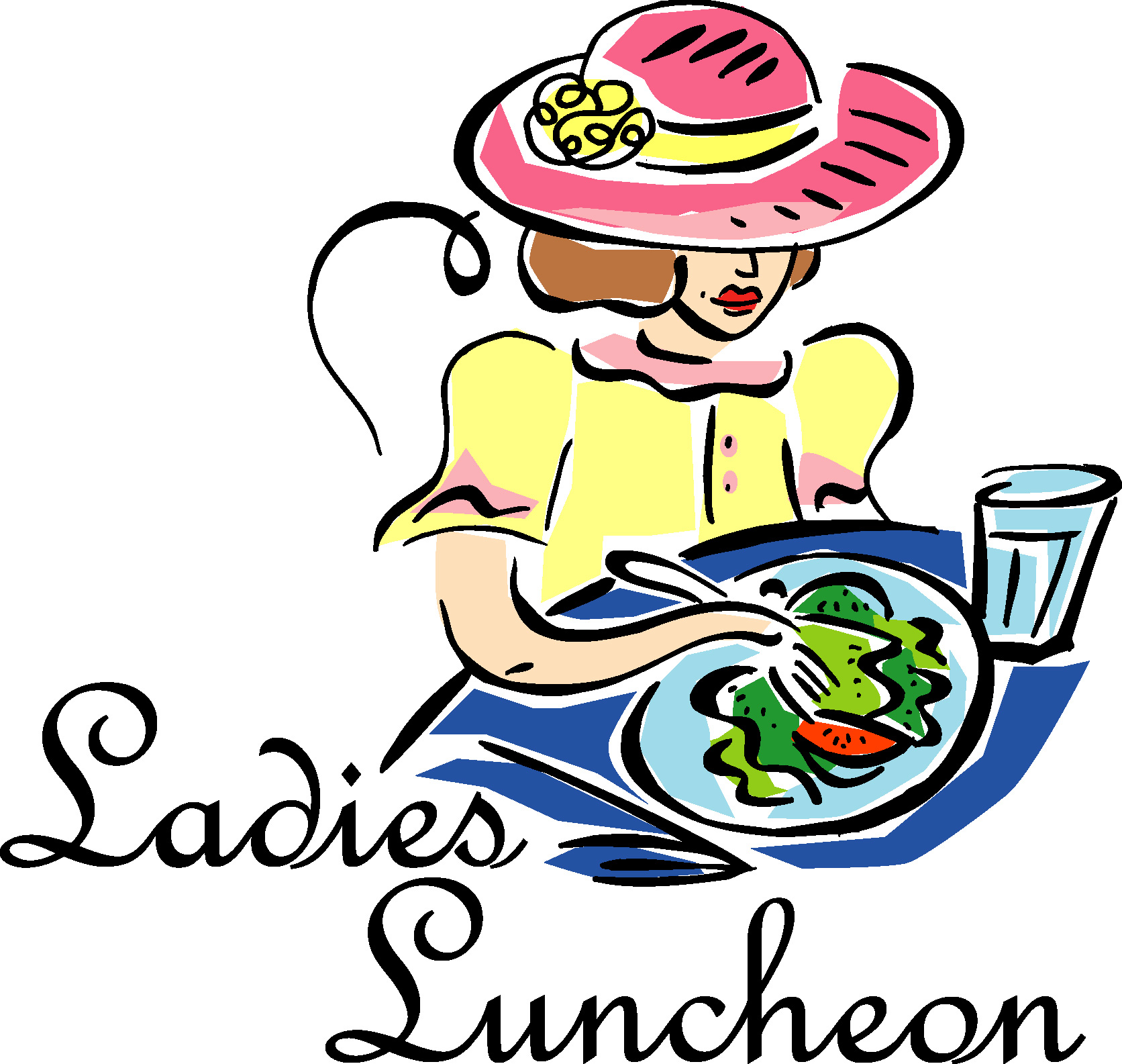 Women's Lunch Clipart