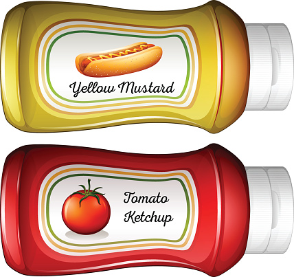 Ketchup Clip Art, Vector Images & Illustrations