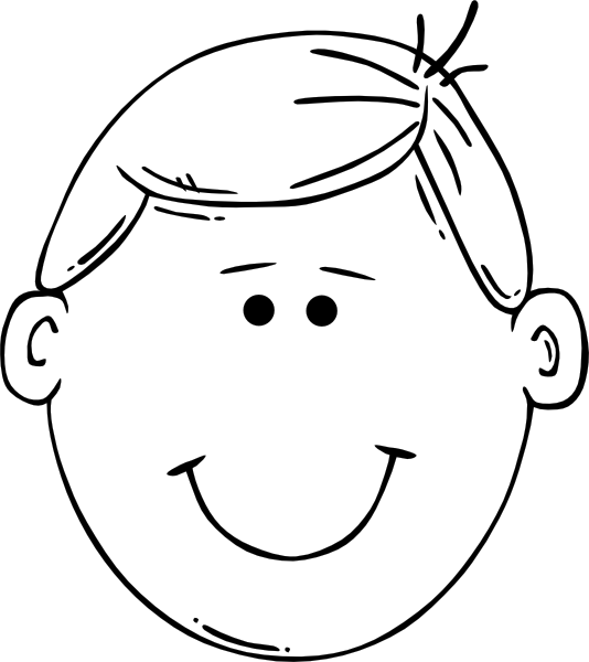 Face Coloring Page Coloring Pages Faces Page 1 Drawing #9867