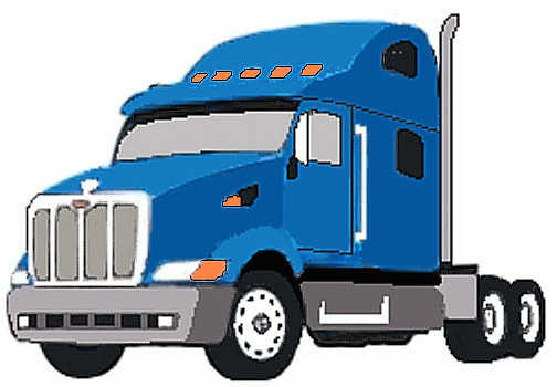 Peterbilt truck clipart