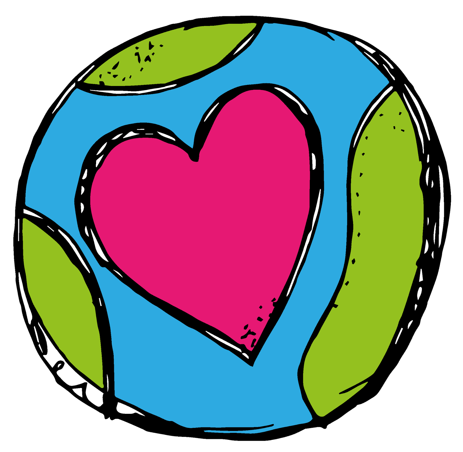 Earth Heart Clip Art – Clipart Free Download