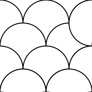 Circles Pattern Tile clip art - vector clip art online, royalty ...