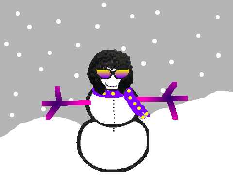 snowman-snow woman dress up game on Scratch