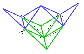 Tetrahedral Kite using Straws