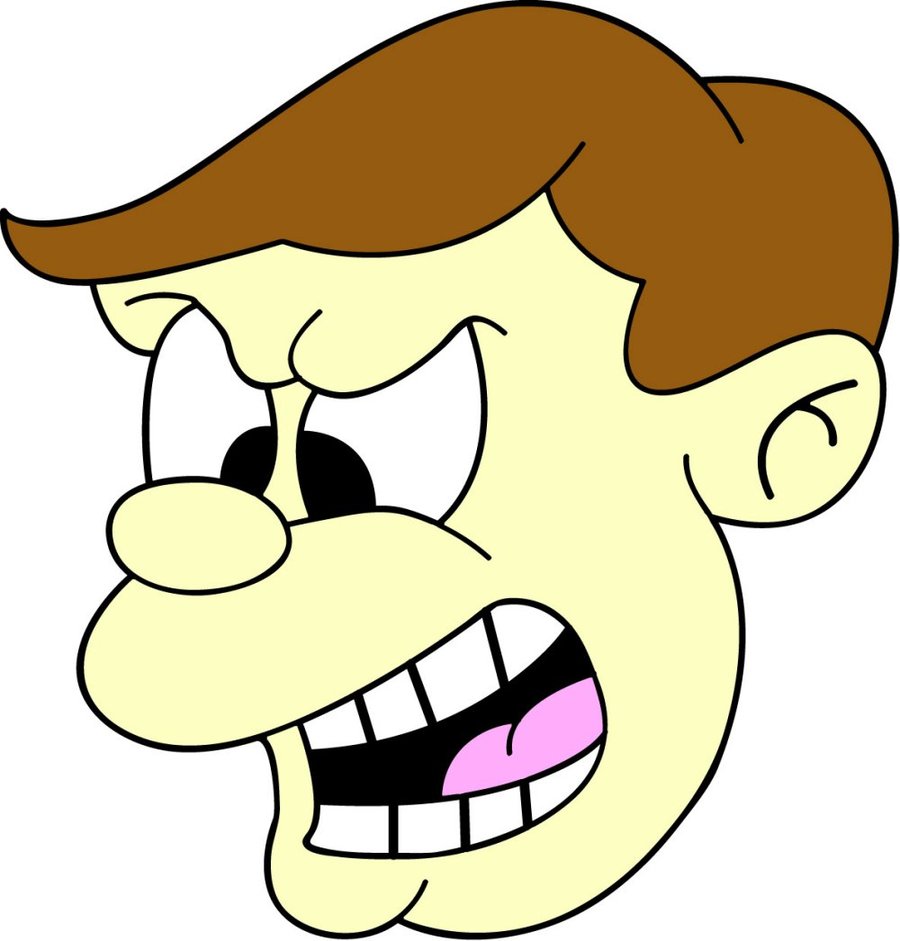 Mad Cartoon Face - ClipArt Best