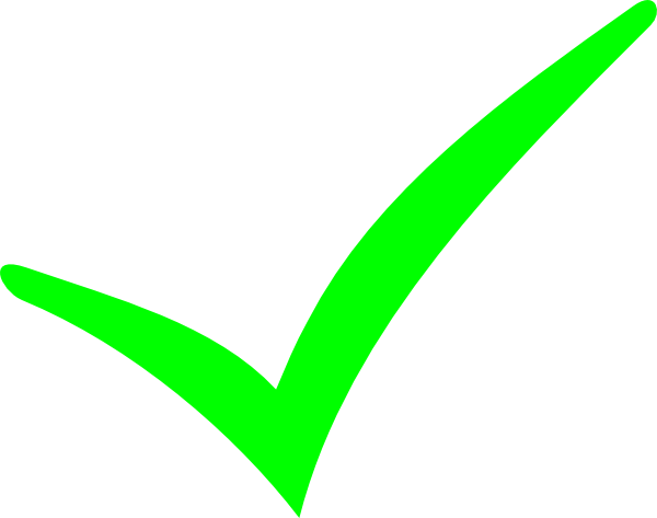 Picture Of A Green Tick - ClipArt Best