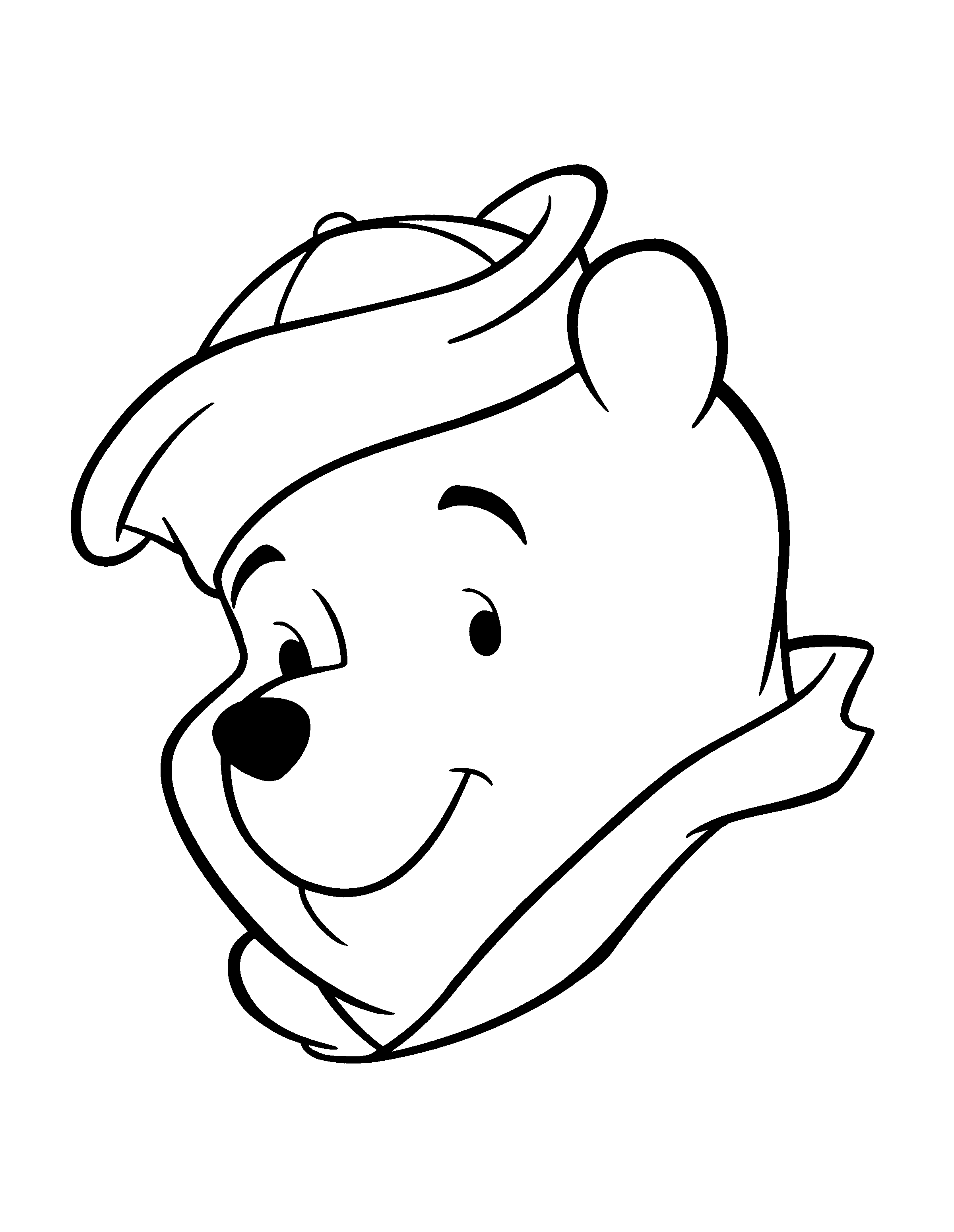 Pooh The Sailor Coloring Page | Kids Coloring Page