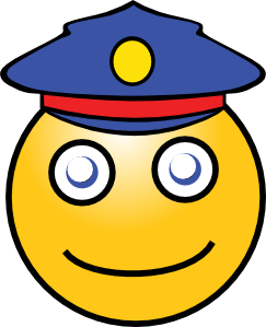 Smiley Postman clip art - vector clip art online, royalty free ...