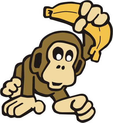 Picture Of Monkey With Banana - ClipArt Best