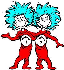 Thing 1 Thing 2 Iron On