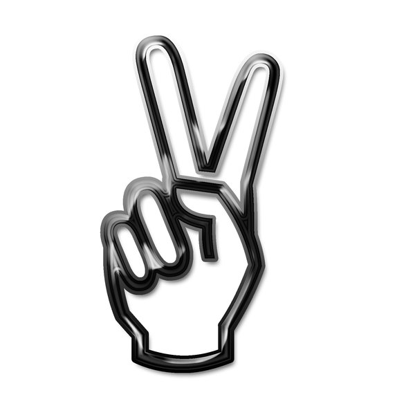 Finger Peace Sign - ClipArt Best