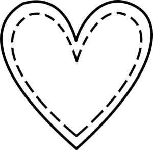 Free Black And White Clipart, Heart - ClipArt Best