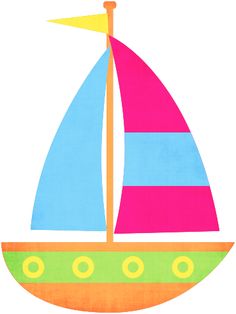 Cartoon boat clipart