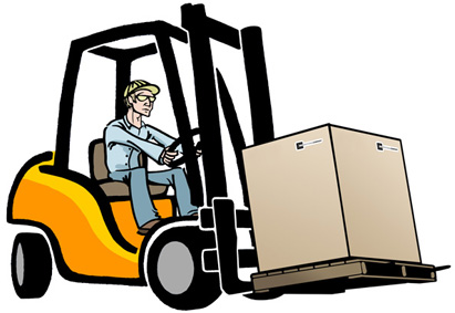 Fork Truck Clipart