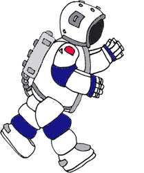 Astronaut suit clipart