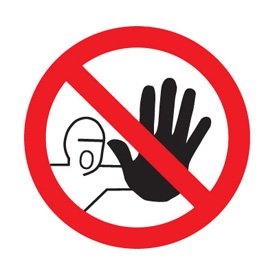 International Prohibition Symbols - No Admittance from Seton.ca ...