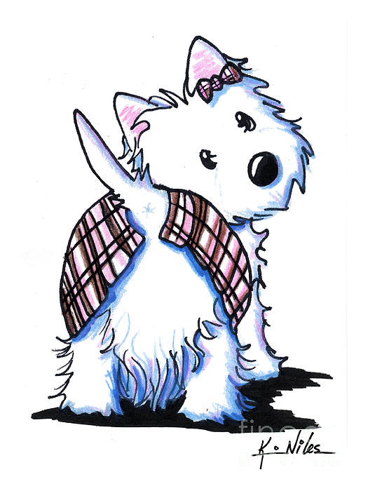 Westie clipart free