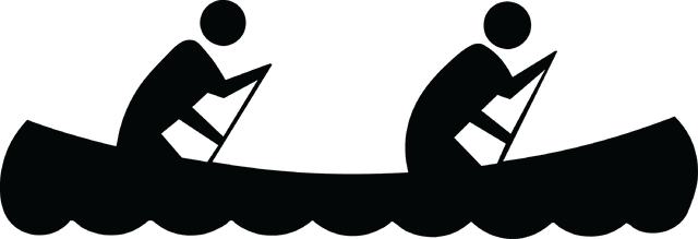 Canoe Silhouette - ClipArt Best