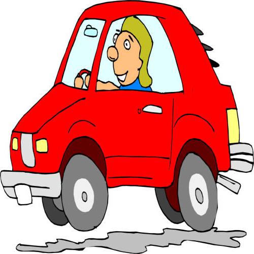 Clipart speeding car