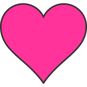 Pink heart pictures clip art