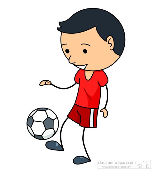 Stick Soccer Clipart